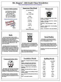 Teacher Newsletter Templates on Template Below To See How Easy It Is To Create Your Custom Classroom