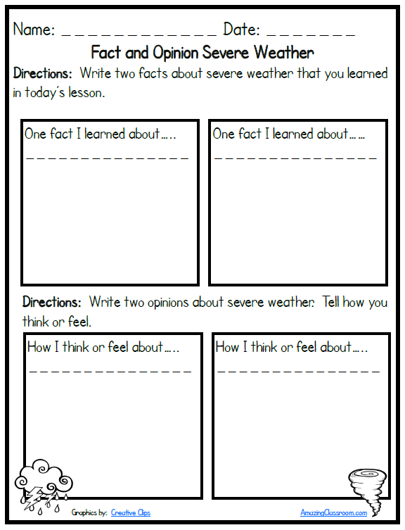 first weather for Second printable worksheets Weather  Grade grade Worksheets
