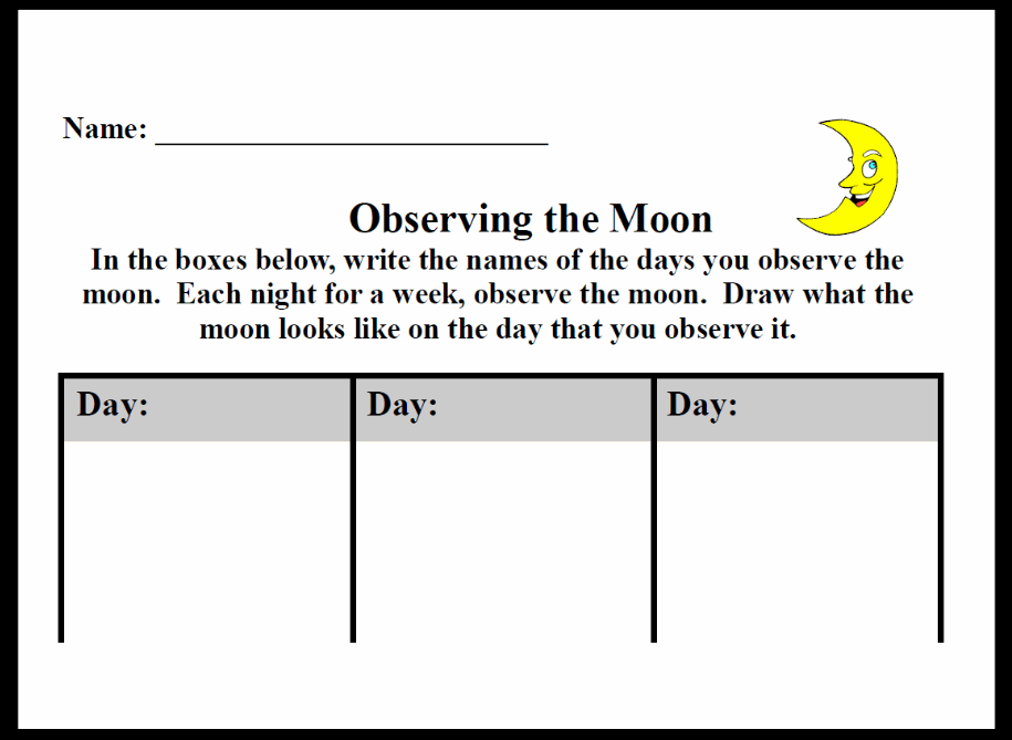 Observing the Moon (Moon Journal)