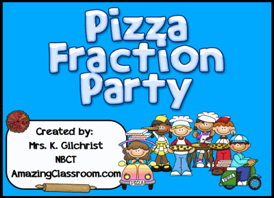 Pizza Fraction Party Flipchart