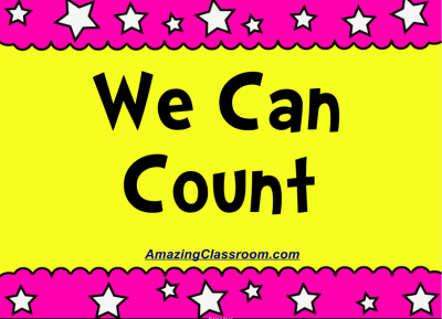 We Can Count - Beginning Counting