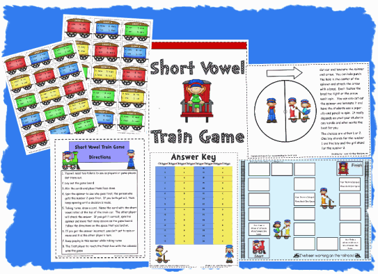 Short Vowel Train Game