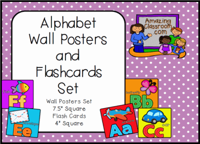 Alphabet Wall Posters & Flashcards