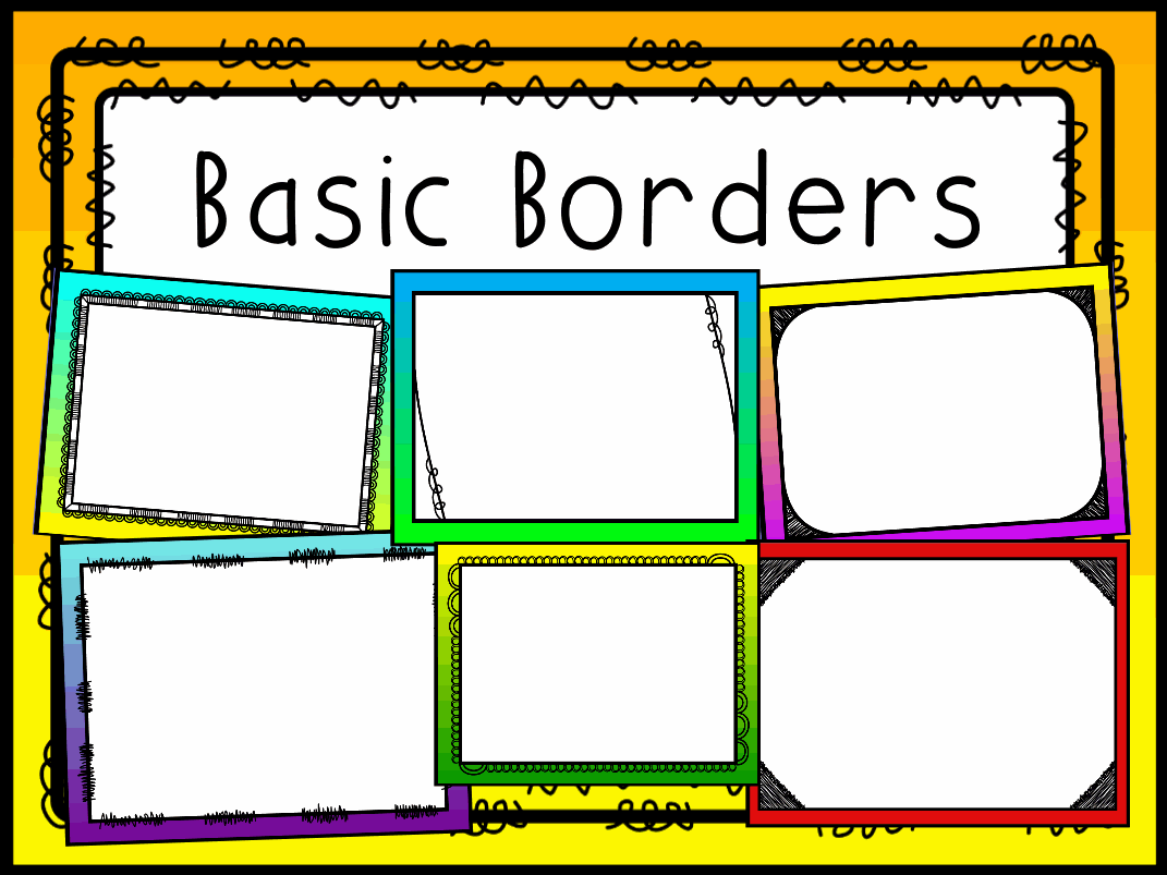 Basic Borders Background Pack