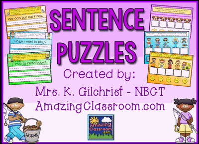 Sentence Puzzles Flipchart